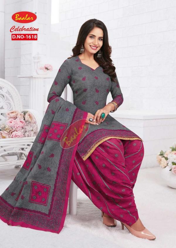 Baalar Celebration Vol-16Cotton Designer Patiyala Dress Material